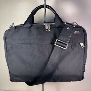 Jack Spade Warren Street Waxed Canvas Laptop Briefcase Messenger Bag